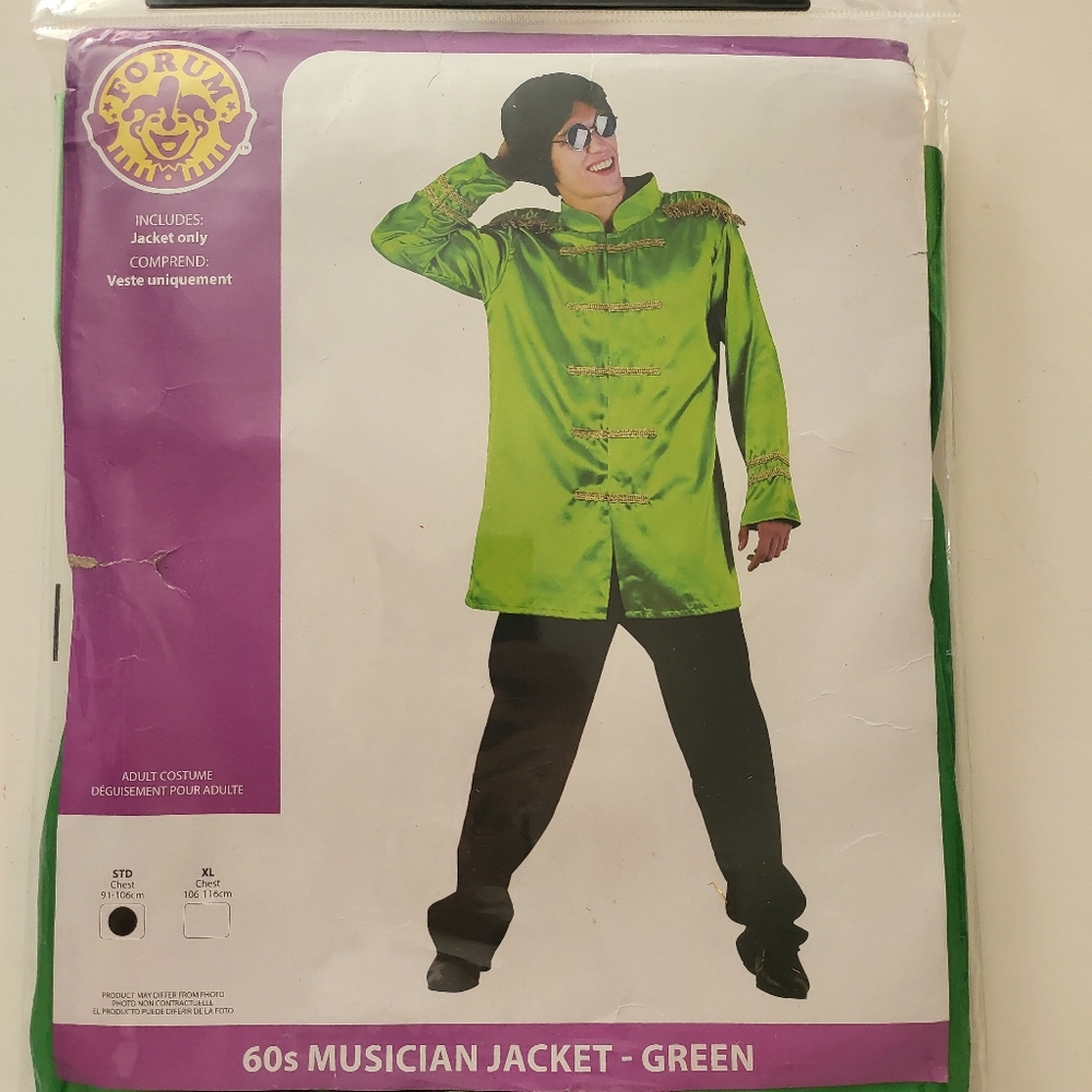 60s musician jacket-green